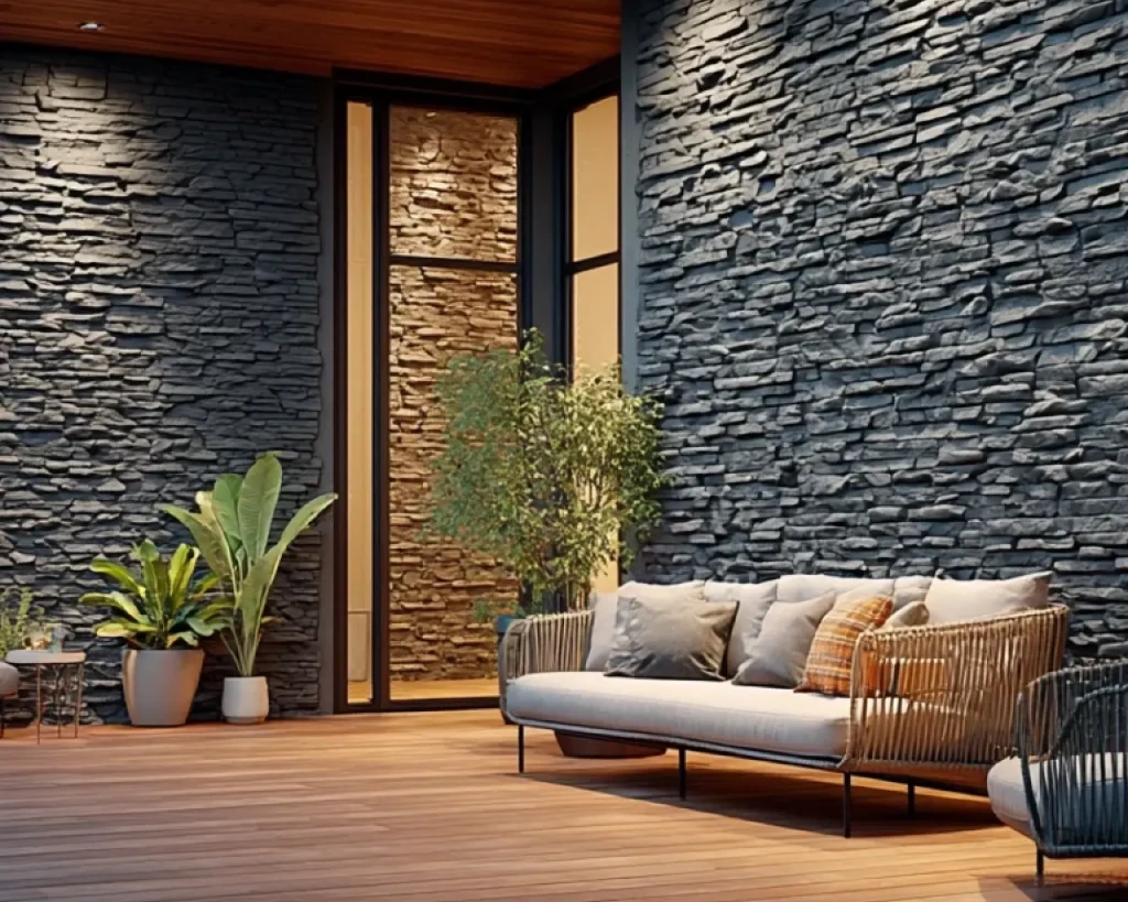 Skałki taras Interior Projekt 