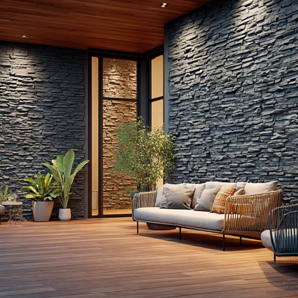 Skałki taras Interior Projekt 